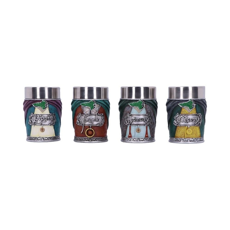 Lord of the Rings Hobbit Shot Glass Gift Set by Nemesis Now (ONLINE ORDER ONLY)