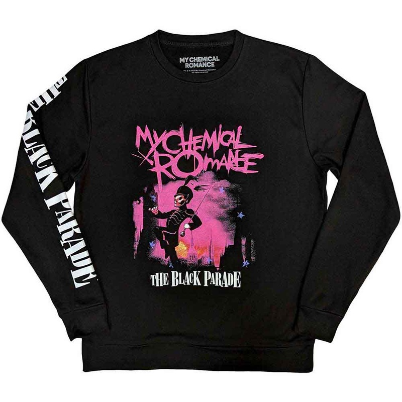 My Chemical Romance The Black Parade Neon Pink Graphic Long Sleeve Shirt (ONLINE ORDER ONLY)
