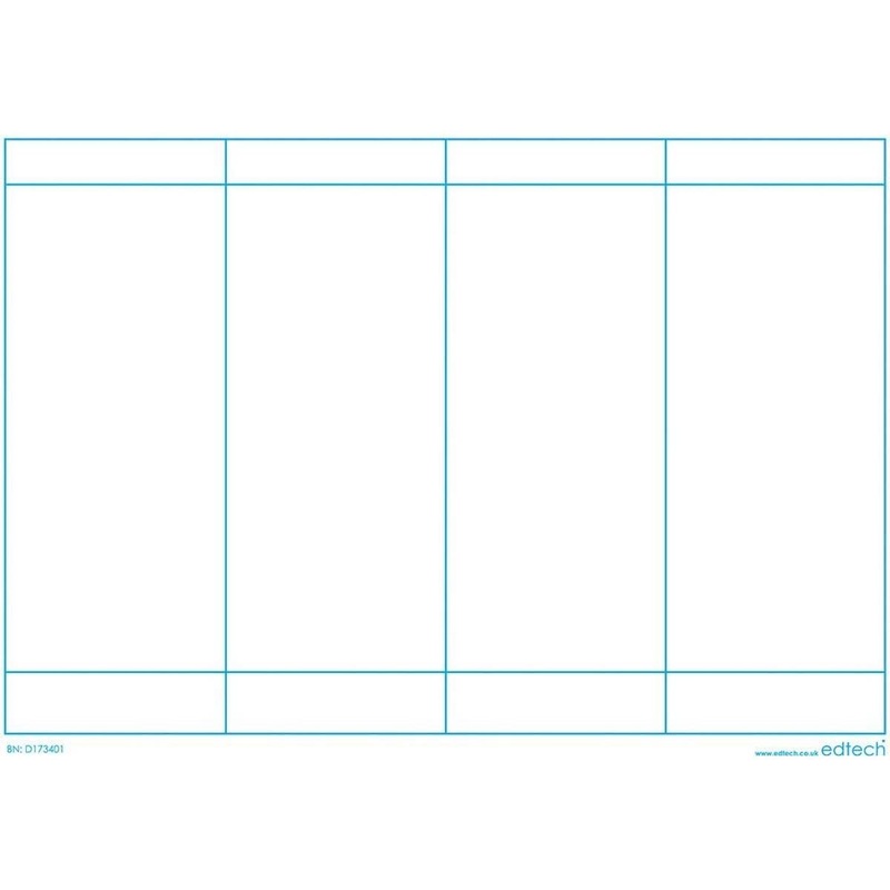 Place Value & Data Write & Wipe Charts Pack of 30