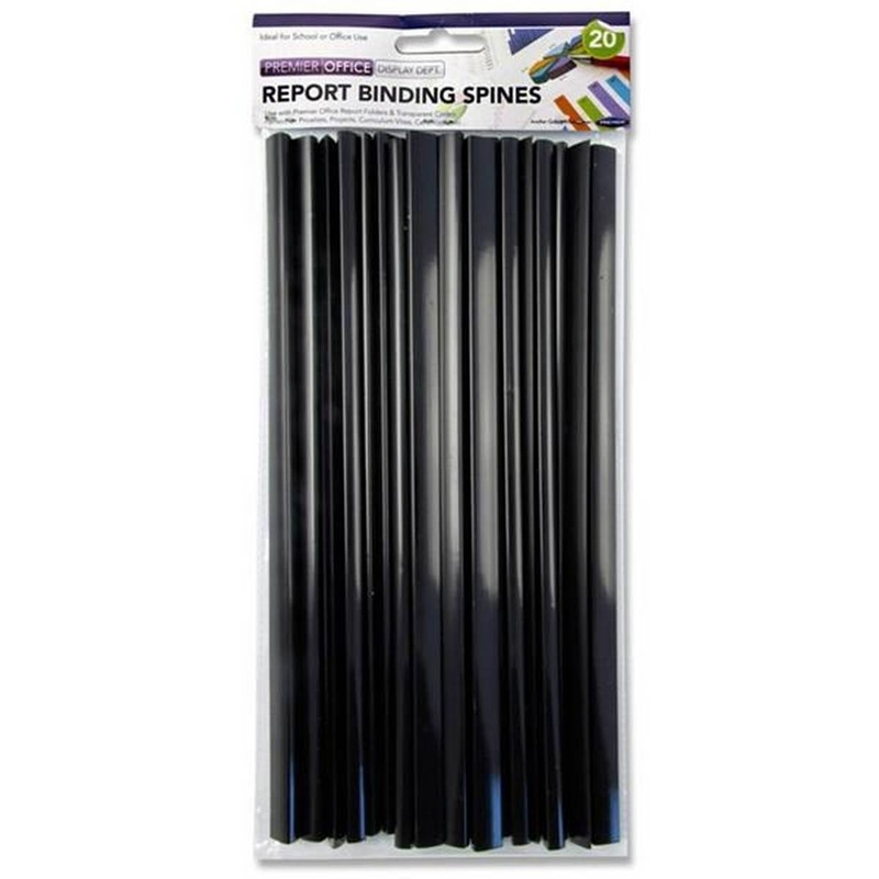 Report Binding Spines  300 X 8mm Pack of 20