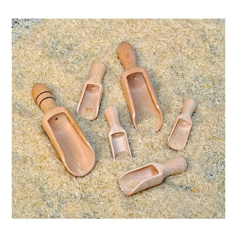 Wooden Scoops  Pack of 6