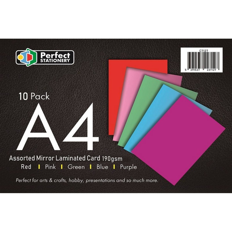 ***A4 Mirror Card 190gms (Pack of 10)