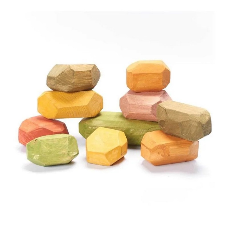 Coloured Boulders  Set of 10