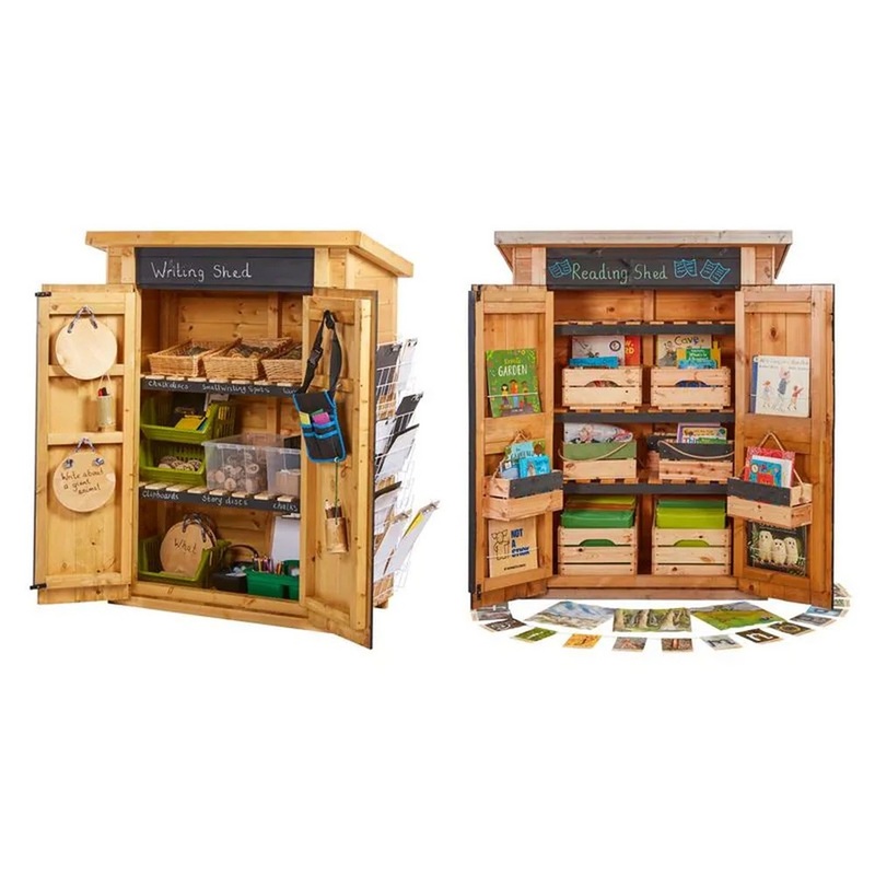 Curriculum Sheds  Reading & Writing Sheds  Set of 2