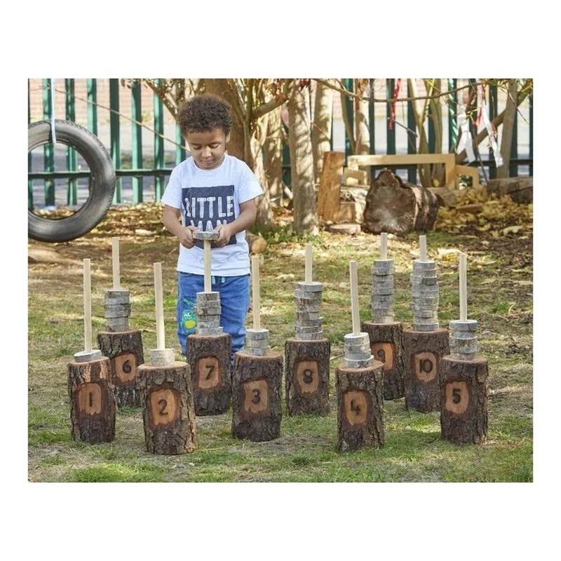 Giant Playground Counting Tree Rings  Set of 10