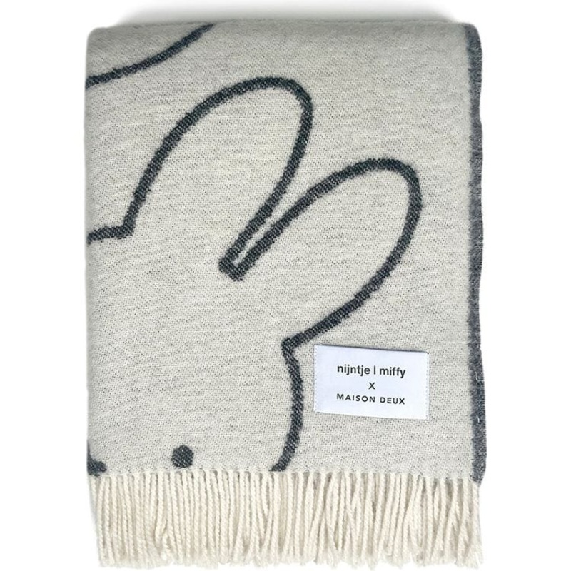 Miffy Blanket – White/Black