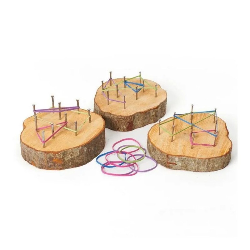 Mini Rustic Geo Boards  Pack of 3