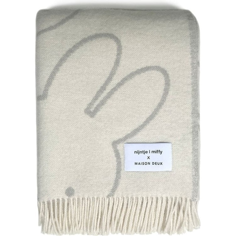 Miffy Blanket – Cloud White/Grey