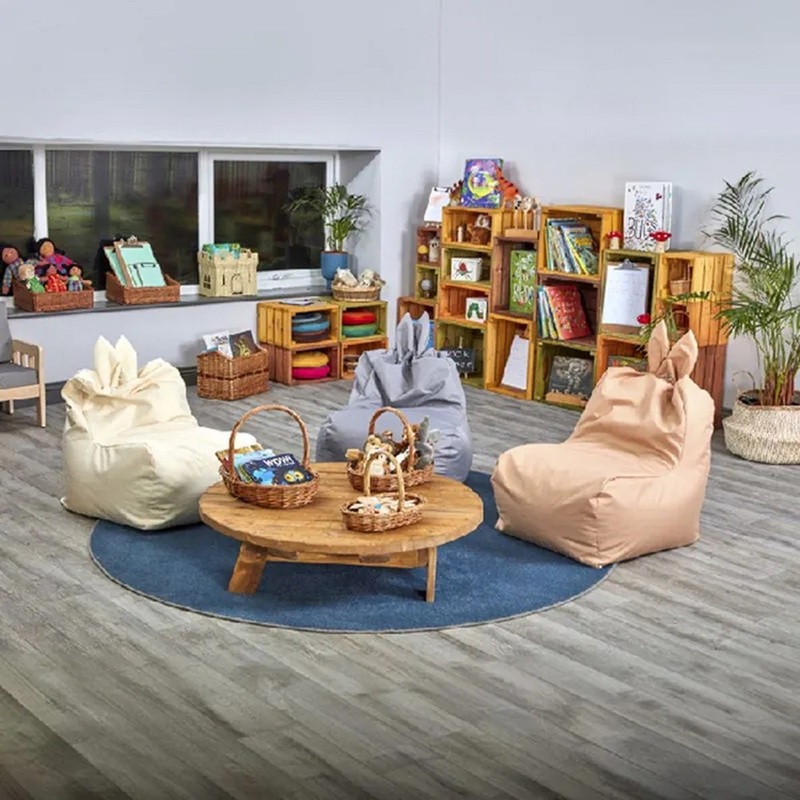 Reading Rabbit Chairs  Set of 3