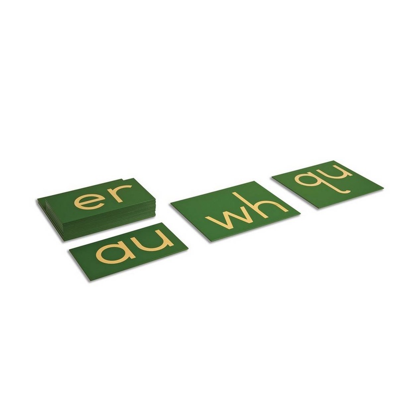 Nienhuis Montessori Double Sandpaper Letters: International Print