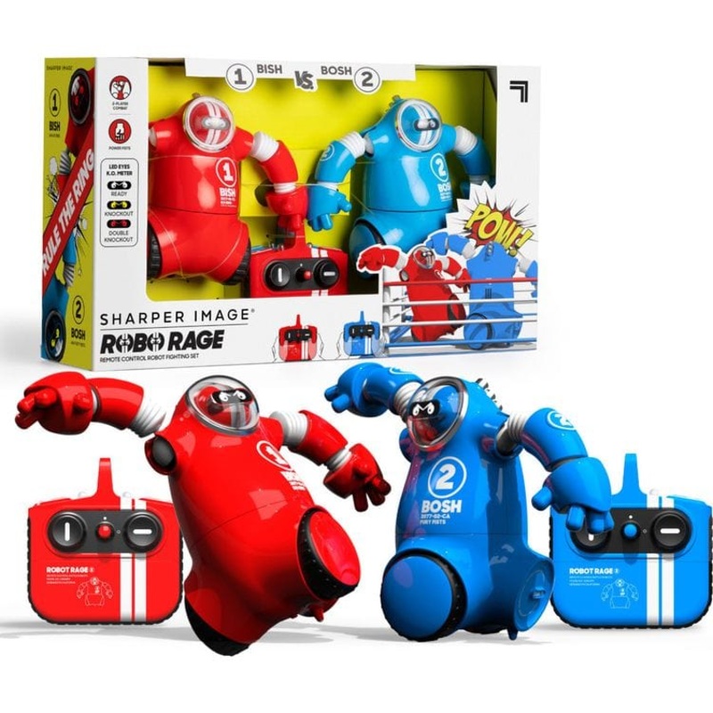 Robo Rivals Remote Control Robot Fighting Set – Blue And Red