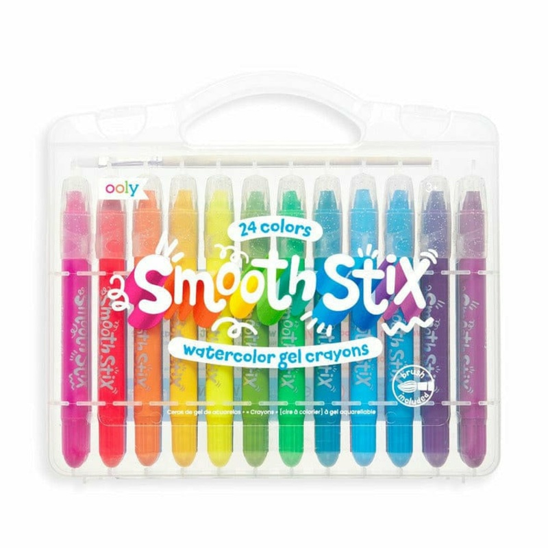 Smooth Stix Watercolor Gel Crayons – 25 Piece Set
