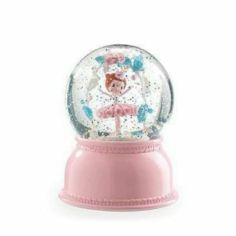 Ballerina Snow Globe Night Light