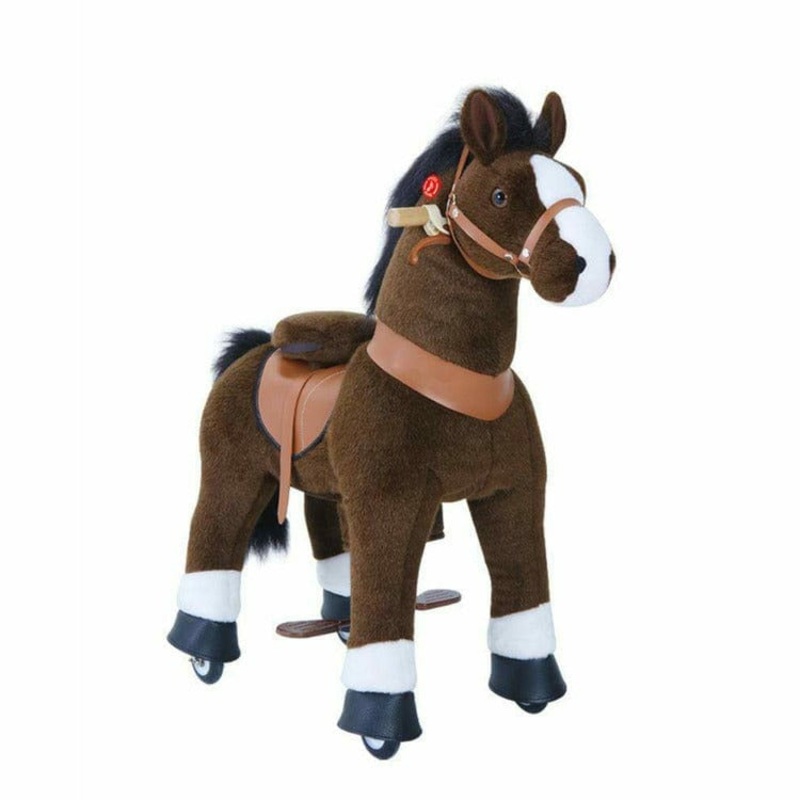 Chocolate Brown Model U Ride-On Horse – 4-7 Years