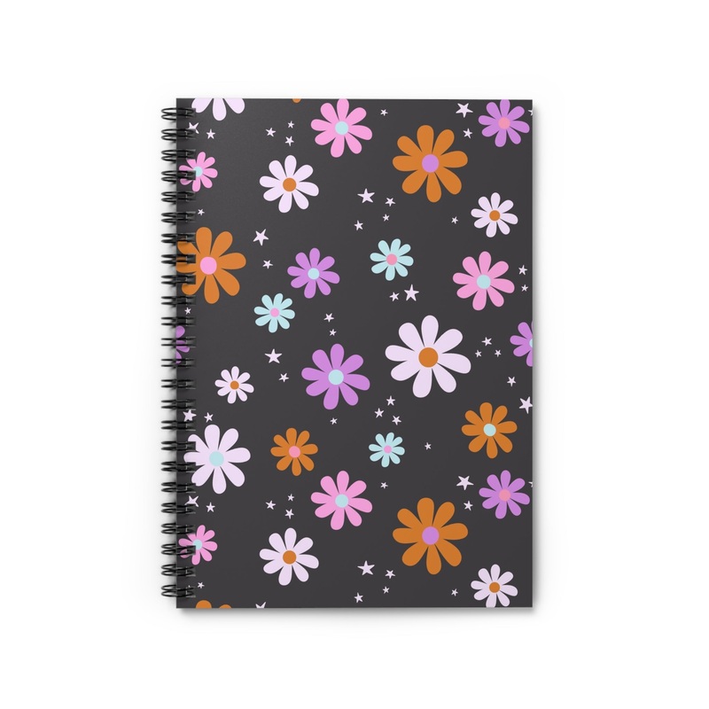 Flower Power Spiral Notebook – Ruled Line (ONLINE ORDER ONLY)