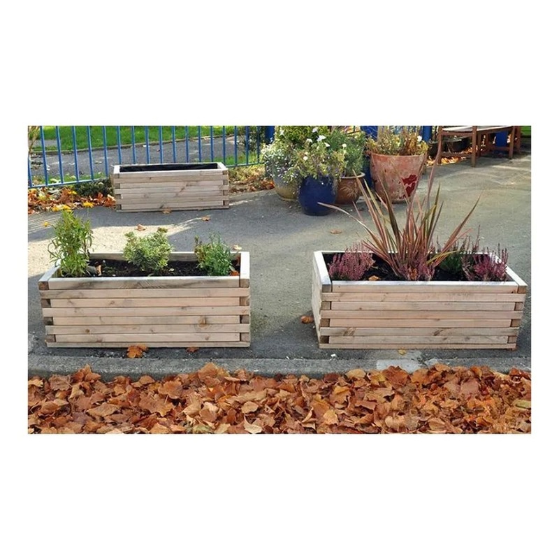 Simple Long Planters  Set of 4