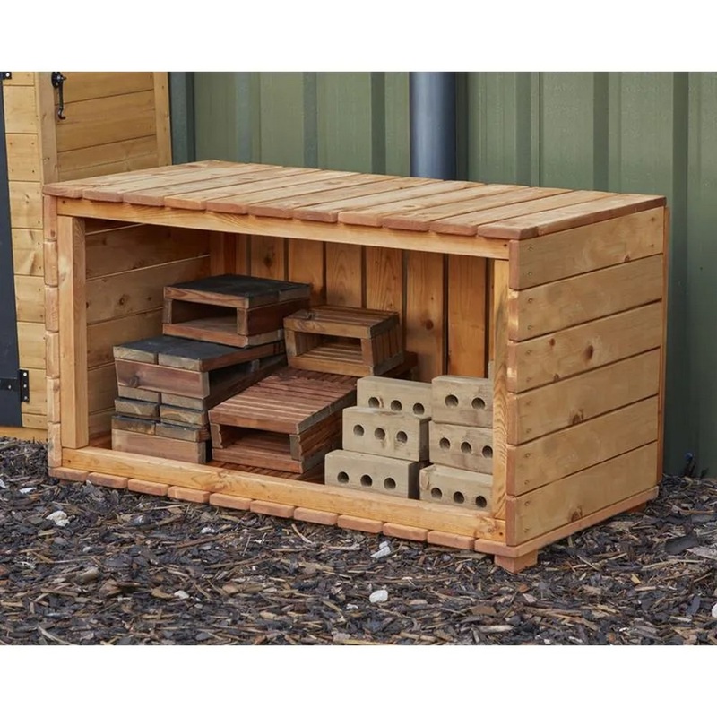 Simple Open Wooden Storage