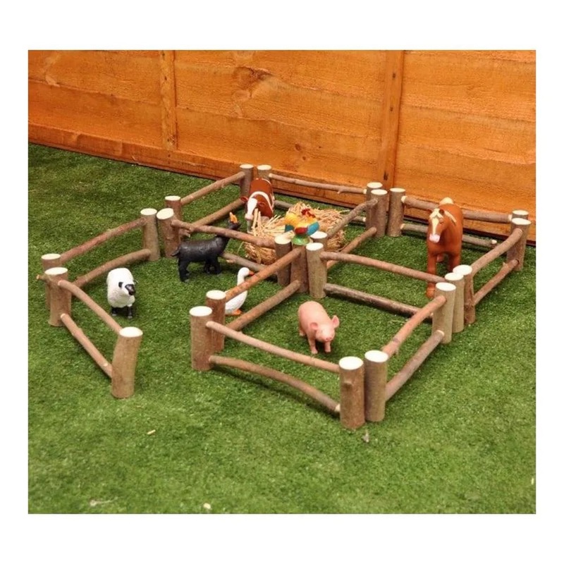 Small World Rustic Fences  Pack of 12