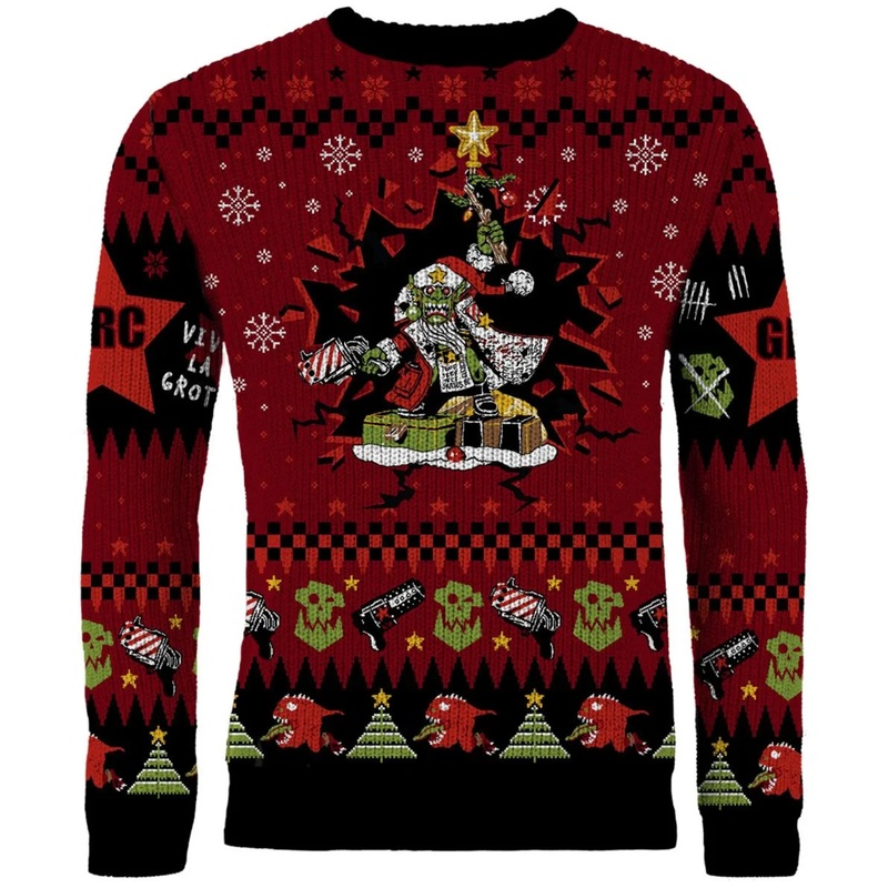 Warhammer 40000: Red Gobbo Christmas Jumper XXL