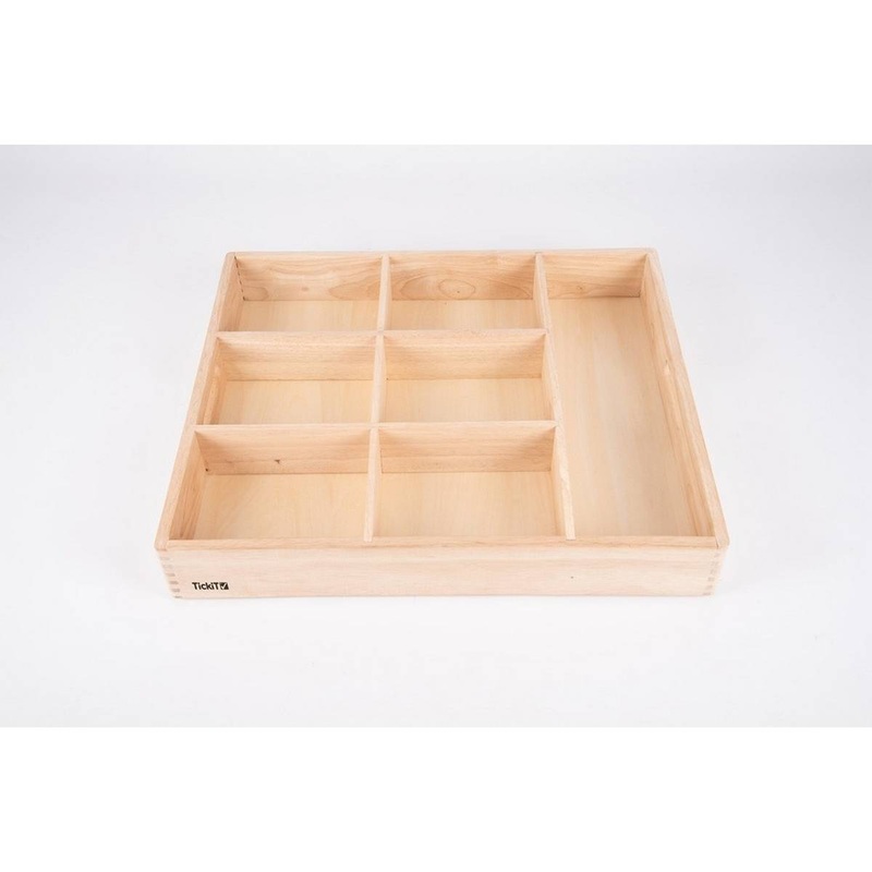 Wooden Sorting Tray  7 sections
