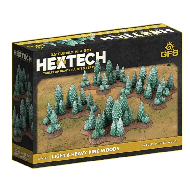 Battlefield in a Box: HexTech – Winter Light and Heavy Woods (ONLINE ORDER ONLY)