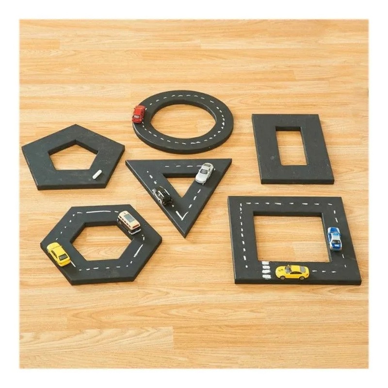 Chalkboard Shape Tracks  Set of 6