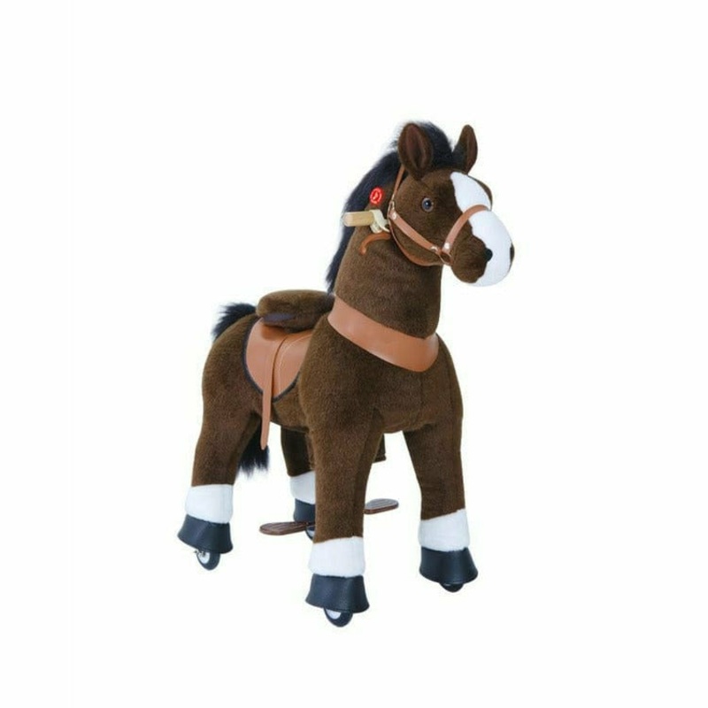 Chocolate Brown Model U Ride-On Horse – 3-4 Years