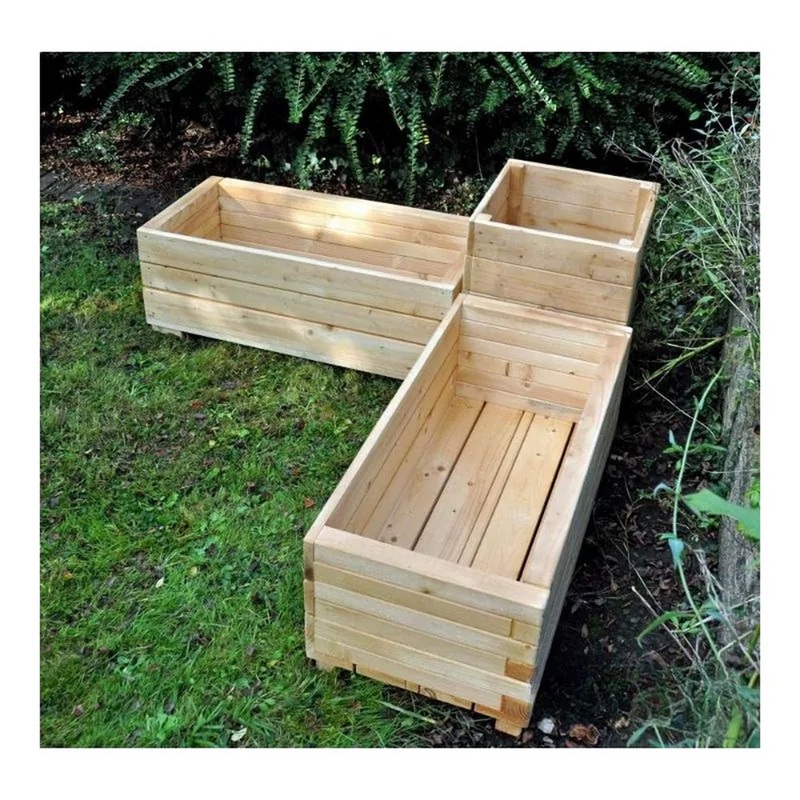 Corner Planter Set  3 Piece Set