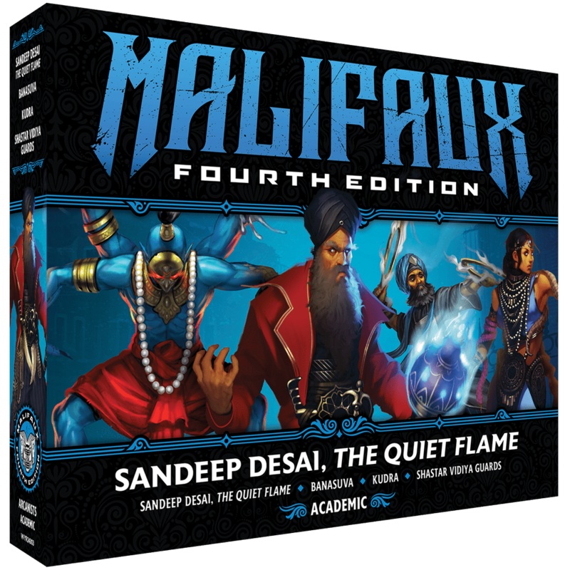 Malifaux 4E: Arcanists – Sandeep Desai, The Quiet Flame (ONLINE ORDER ONLY)