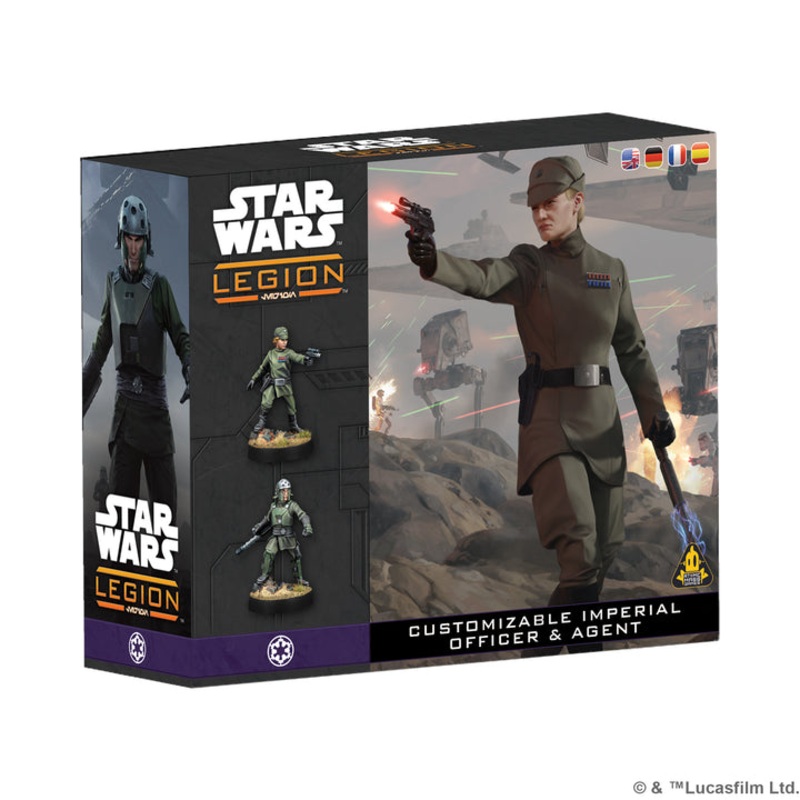 Star Wars Legion: Customizable Imperial Officer & Agent (ONLINE ORDER ONLY)
