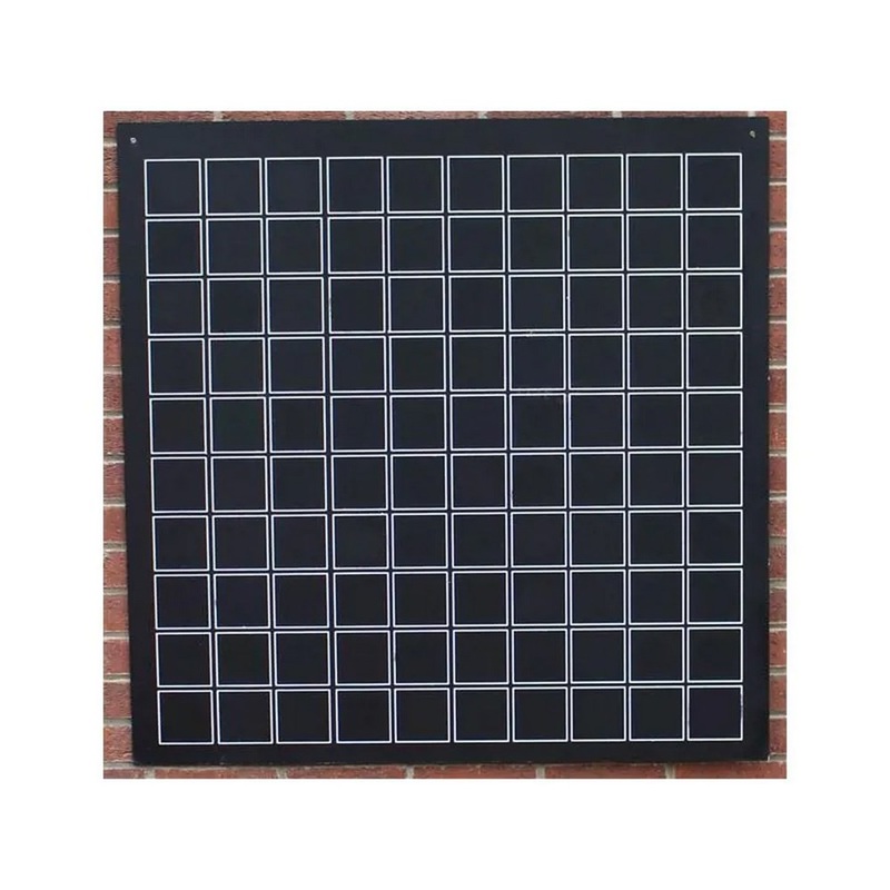 Blank Hundred Square Blackboard