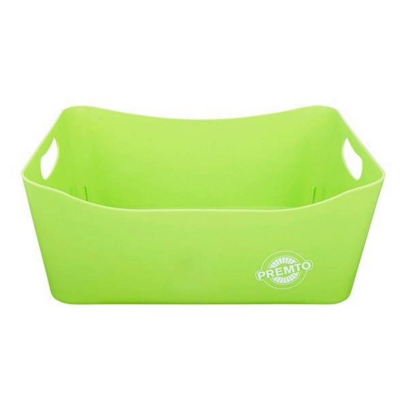 Premto Large Storage Basket  Caterpillar Green