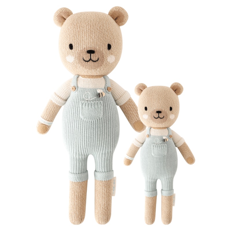 Regular 20 Charlie the Honey Bear Hand-Knit Doll