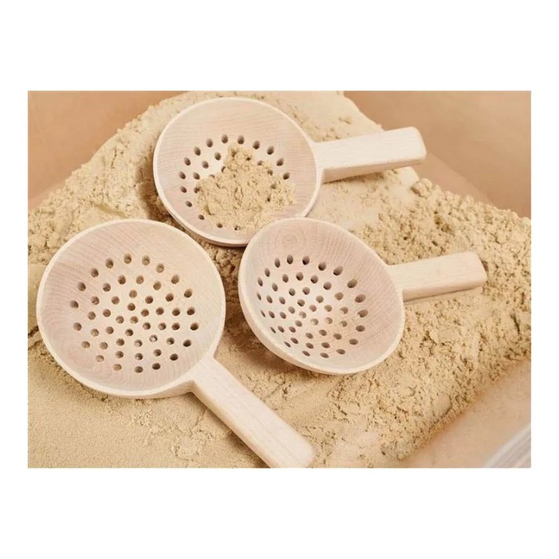 Short Handle Holey Spoons  Pack of 3