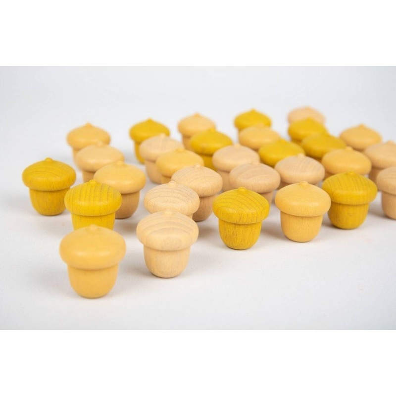Wooden Treasures Acorn  Pk30