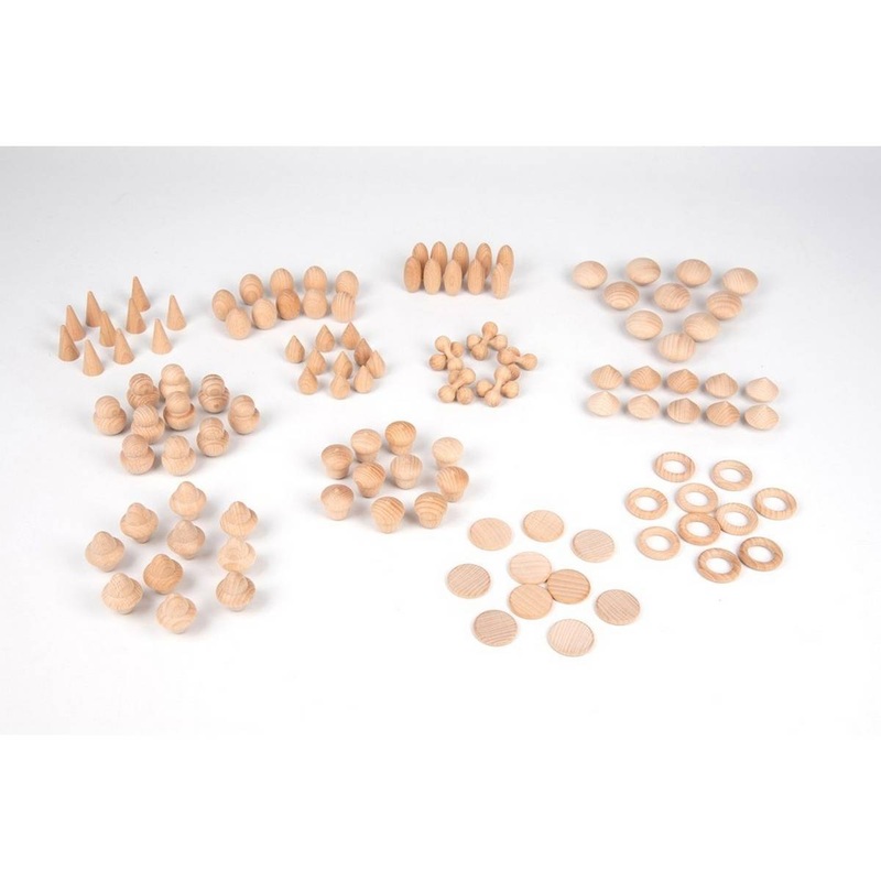 Wooden Treasures Natural Set  Pk120