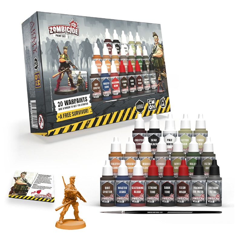 Army Painter Warpaints: Zombicide Paint Set – 2nd Edition (ONLINE ORDER ONLY)
