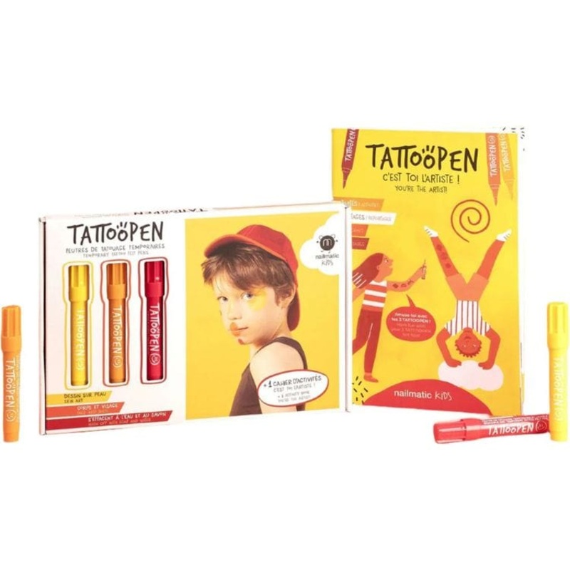 Art Tattoo Pen Set for Kids