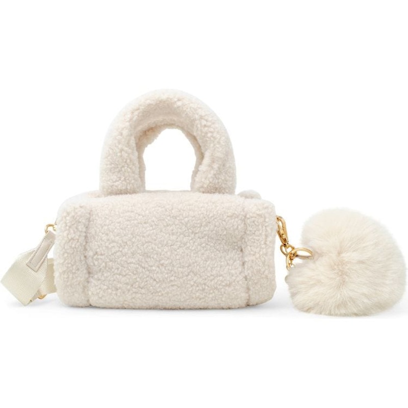 Cozy Cloud Mini Duffle Bag – Beige