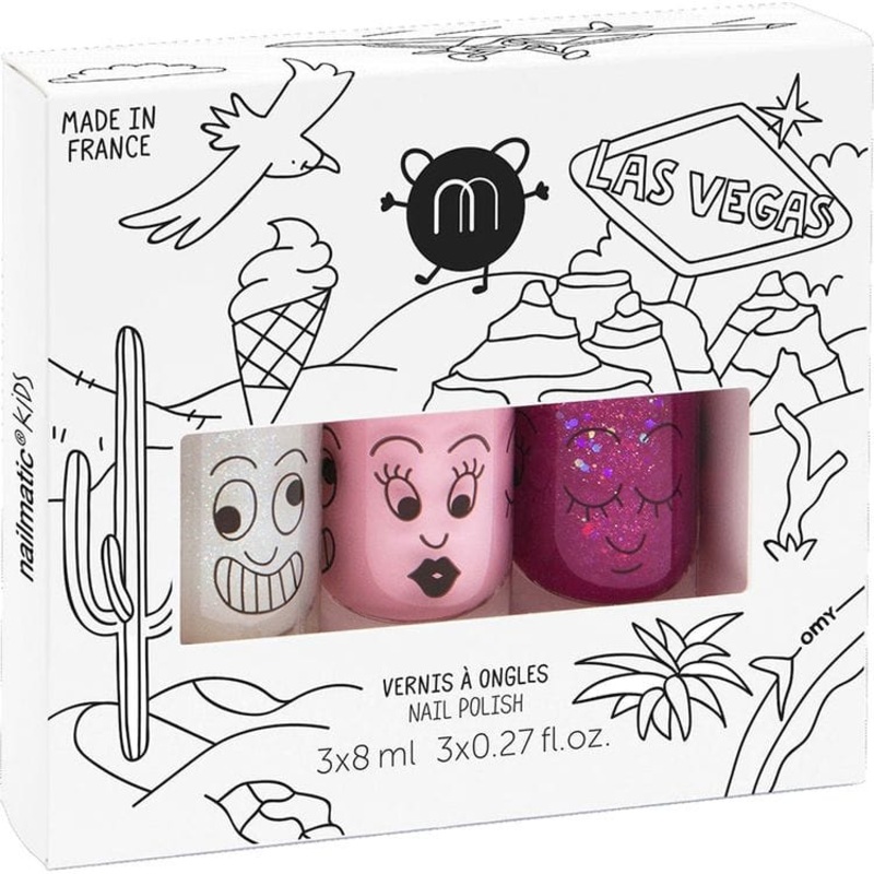 Las Vegas Nail Polish 3 Pack for Kids