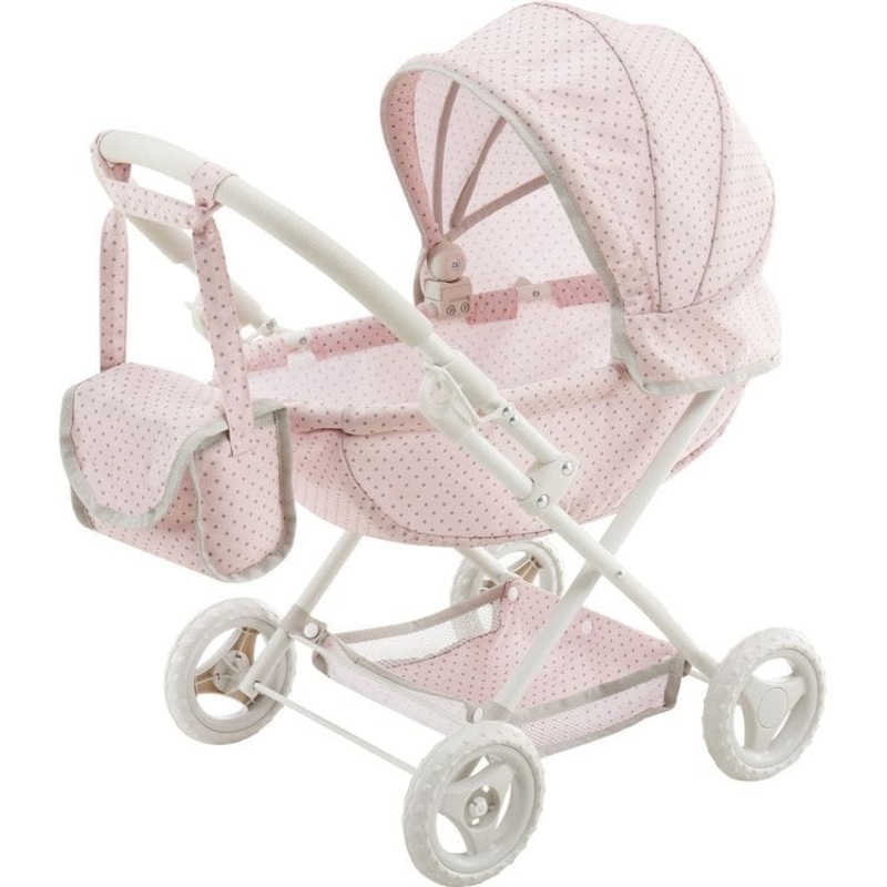 Olivia’s Little World Polka Dot Princess Baby Doll Pram Stroller