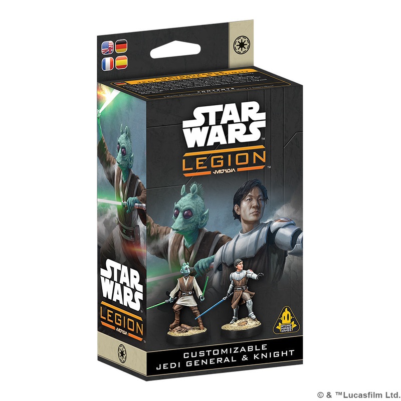 Star Wars Legion: Customizable Jedi General and Knight (ONLINE ORDER ONLY)