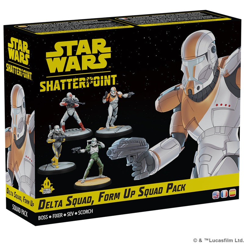 Star Wars Shatterpoint: Delta Squad, Form Up Squad Pack (ONLINE ORDER ONLY)