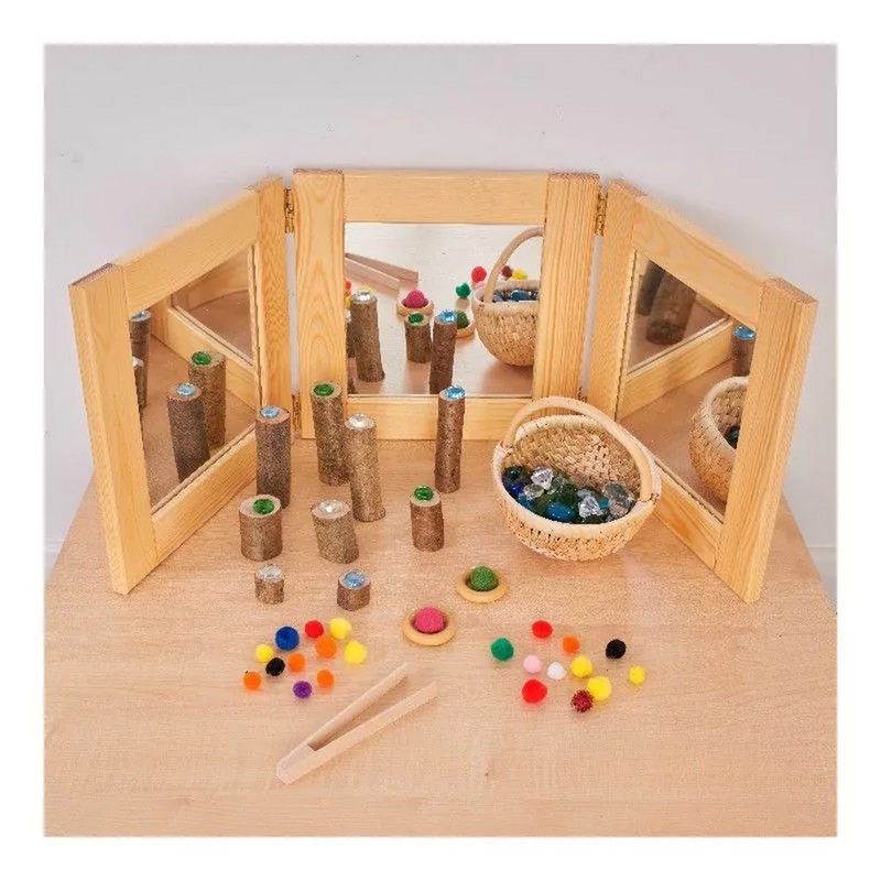 Table Triptych Mirror