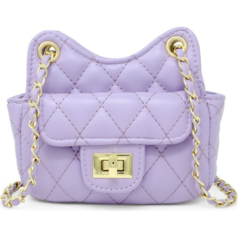 Tiny Quilted Treasure Purse – Purple
