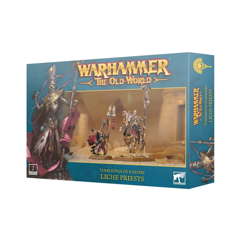 Warhammer: The Old World – Tomb Kings of Khemri – Liche Priests (ONLINE ORDER ONLY)