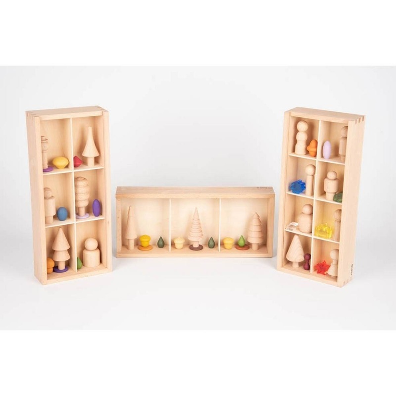 Wooden Discovery Boxes  Pack of 3