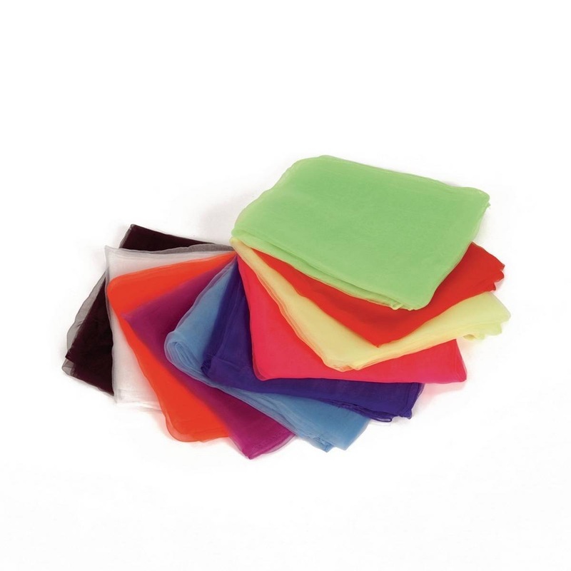Large Dance Scarves  Assorted  Pack of 10