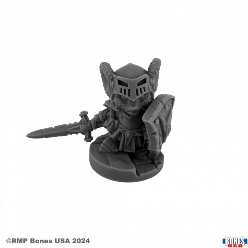 Reaper Legends: Mousling – Knight of the Flame Wyrm on Foot (ONLINE ORDER ONLY)