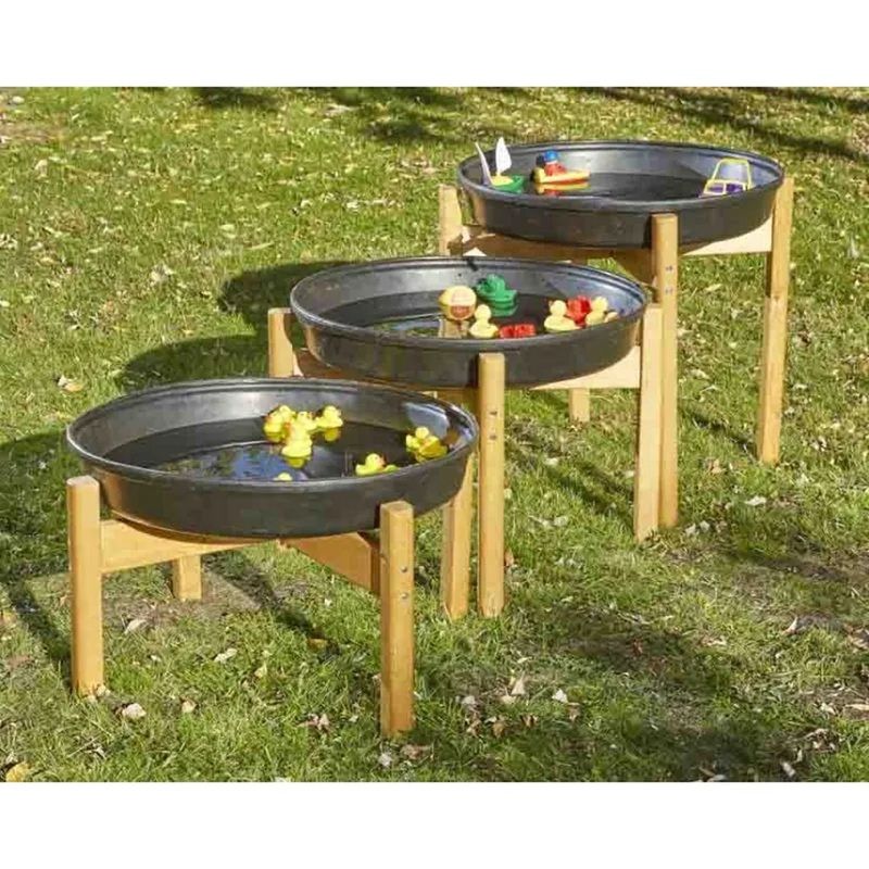 Black Deep Play Tray and Stand  (H)75cm